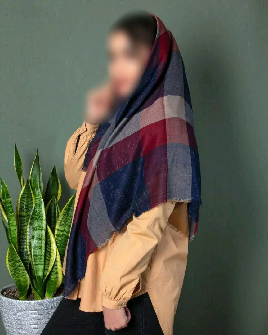 🔶💫 #عنوان: روسری ریشه پرزی
