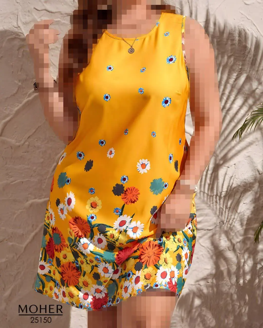 این پیراهن بدون آستین با زم...