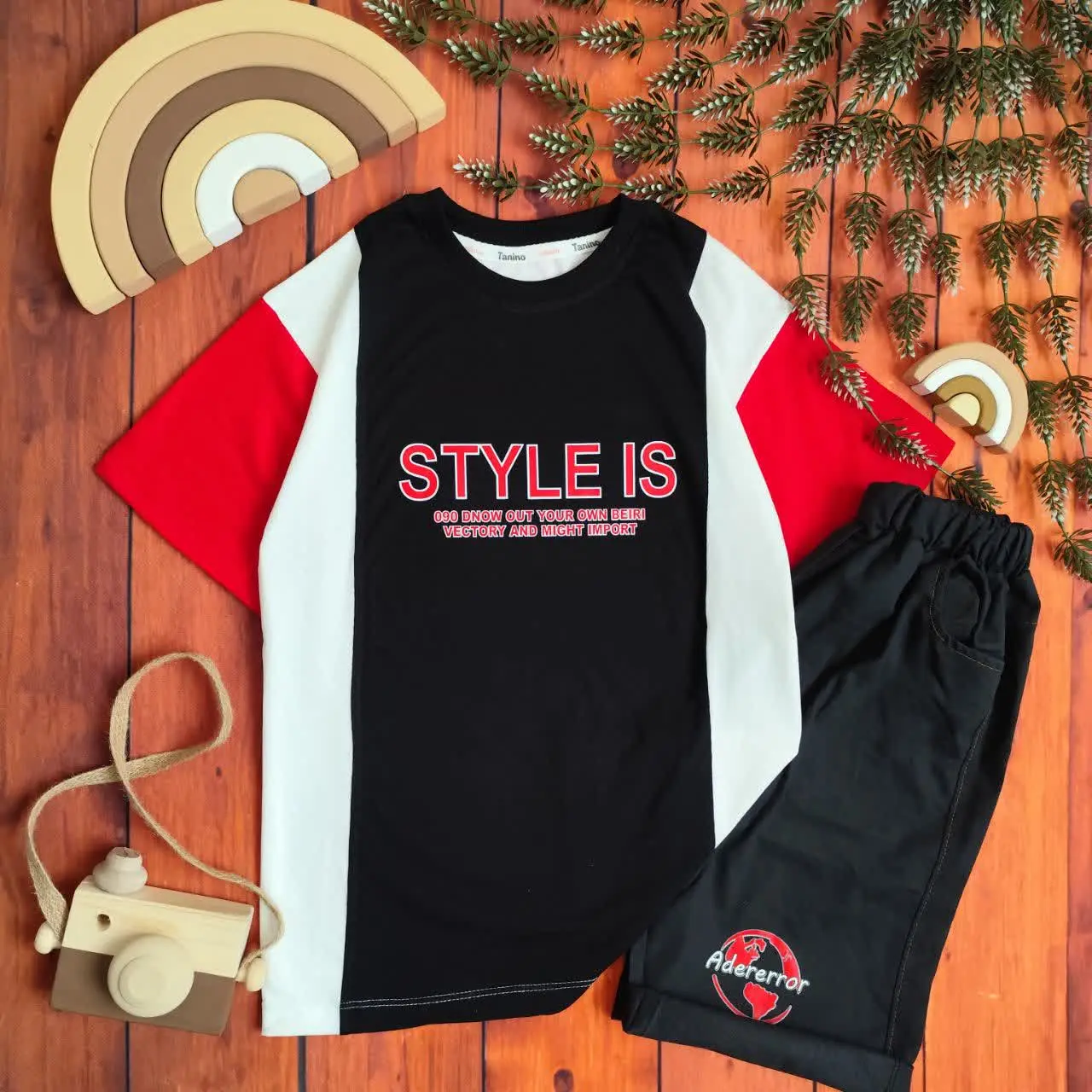 😍ست تیشرت وشلوارک پسرانه ST...