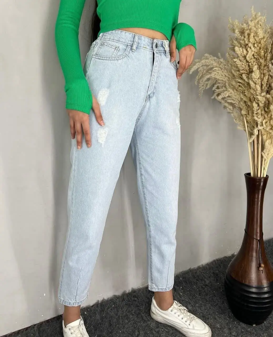 🏷شلوار مام استایل جین. ES 
