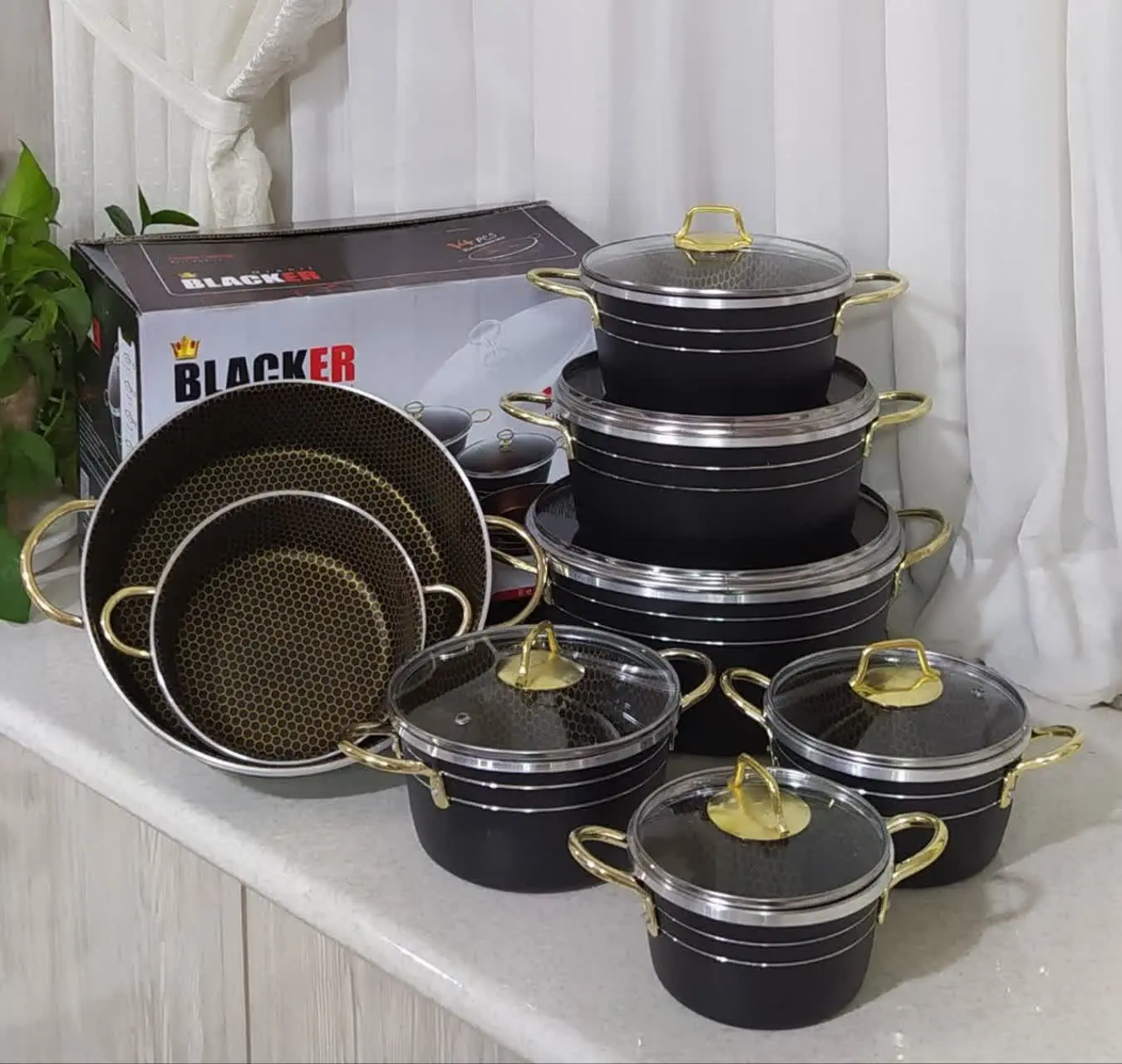 سرویس ۱۴ پارچه blacker
