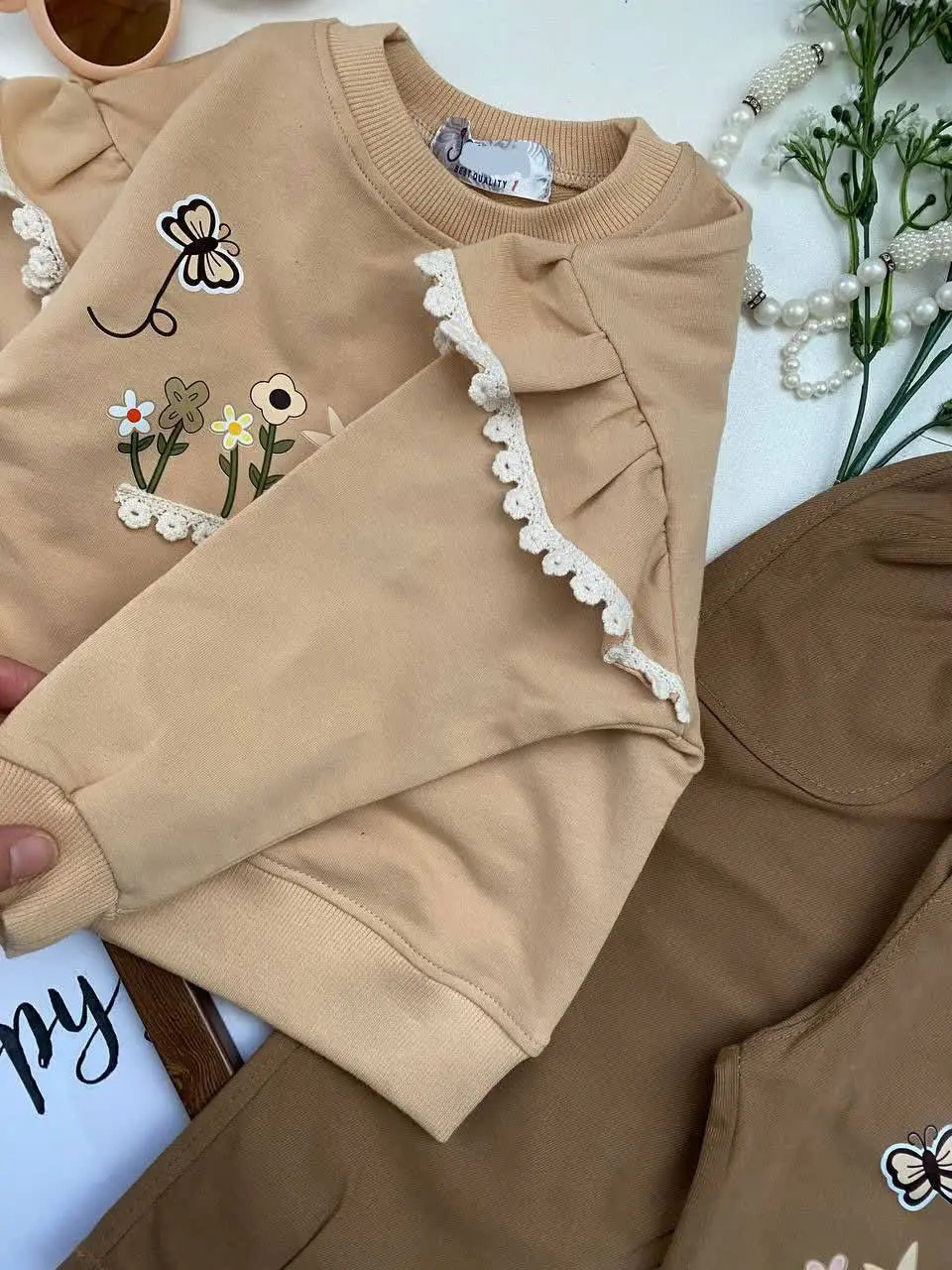 🔮ست #عیدانه دخترانه با شلوار کتان🔮
