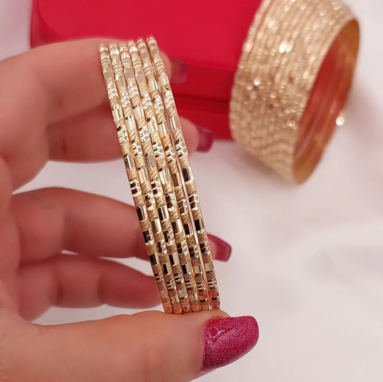 #النگو ریز ۲میل طلا‌روس جدید😍
