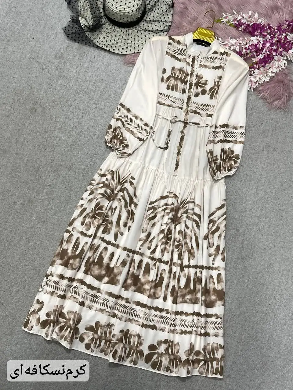 🛍نام: پیراهن ساحلی نخل🍃