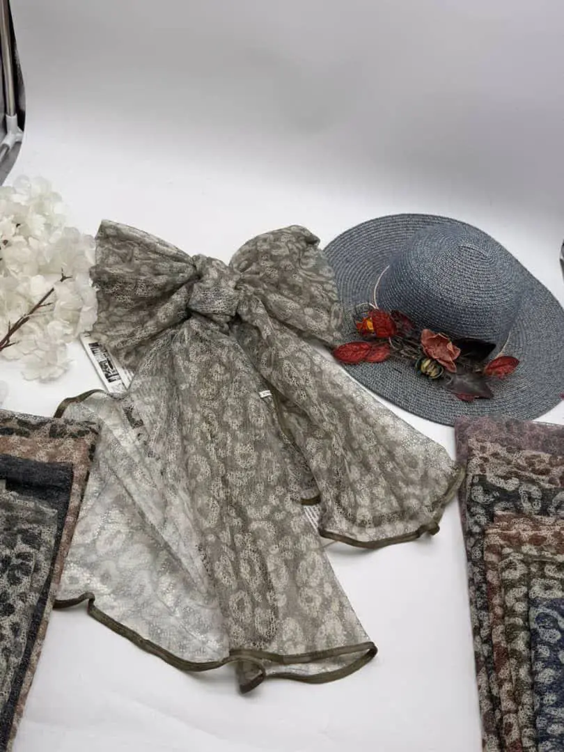 🌸شال توری پلنگی وارداتی