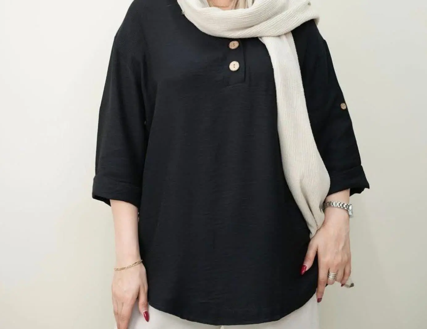 نام: مانتو شانتون بغل دکمه
