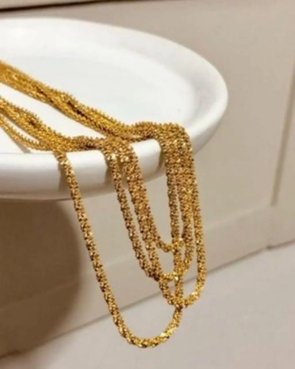 💍گردنبند خاویاری طلاطور 🤗