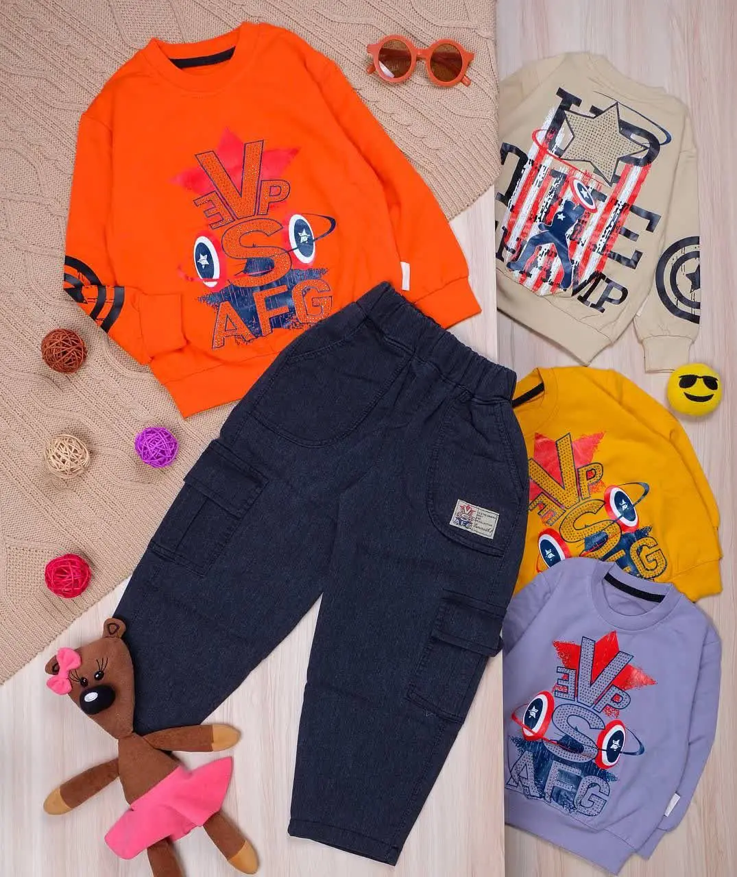 👫بلوز و شلوار جین زغالی کاپیتان آمریکا👫
