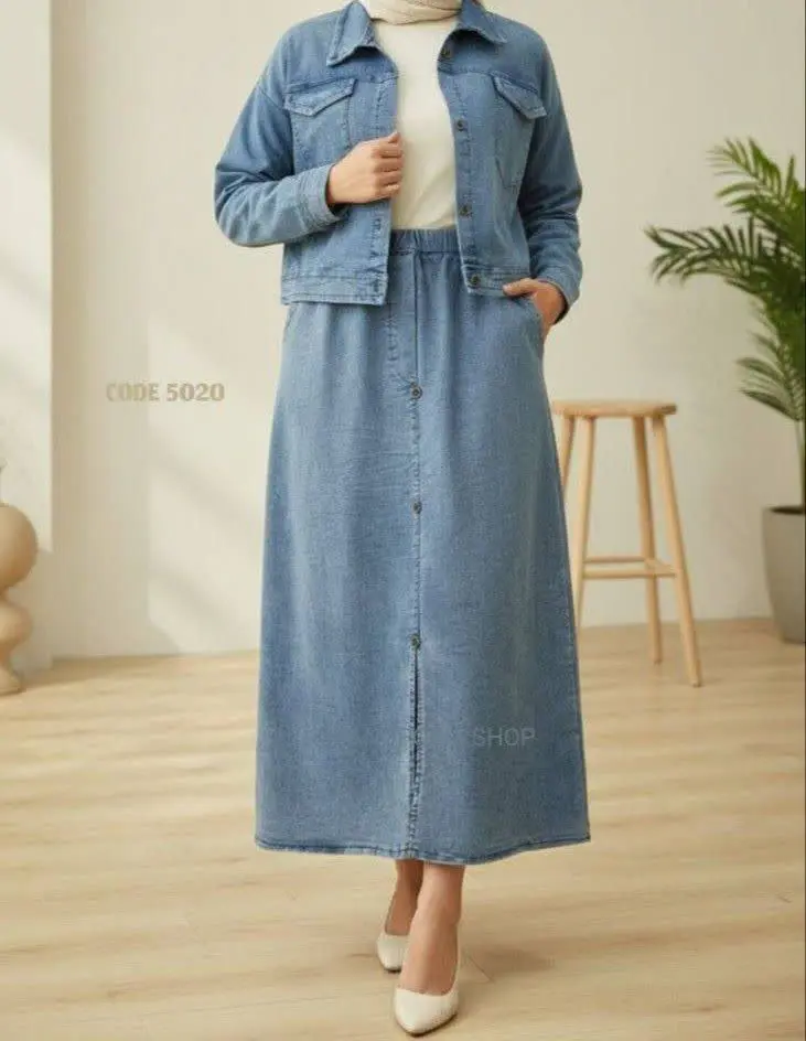 🧿ست دوتبکه کتدامن لی ۸۵۶۳