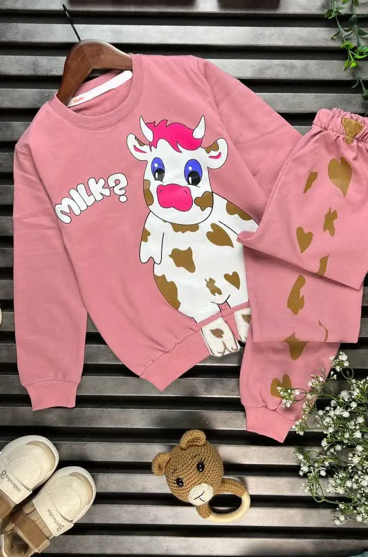 🔮بلوز شلوار اسپرت طرح milk🔮
