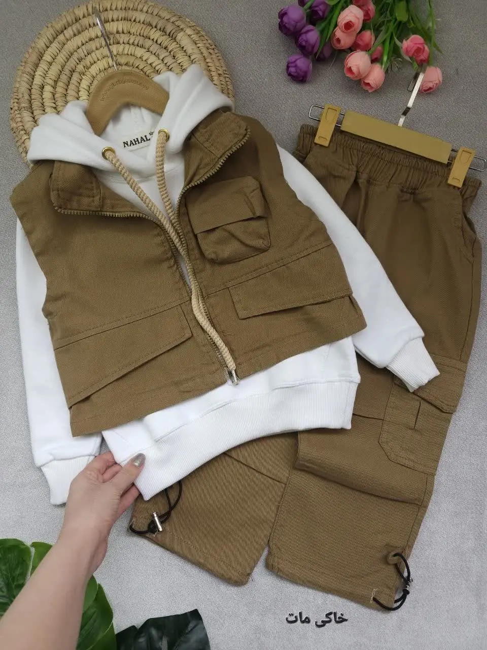 وست شلوار کارگو اسپرت نویان
