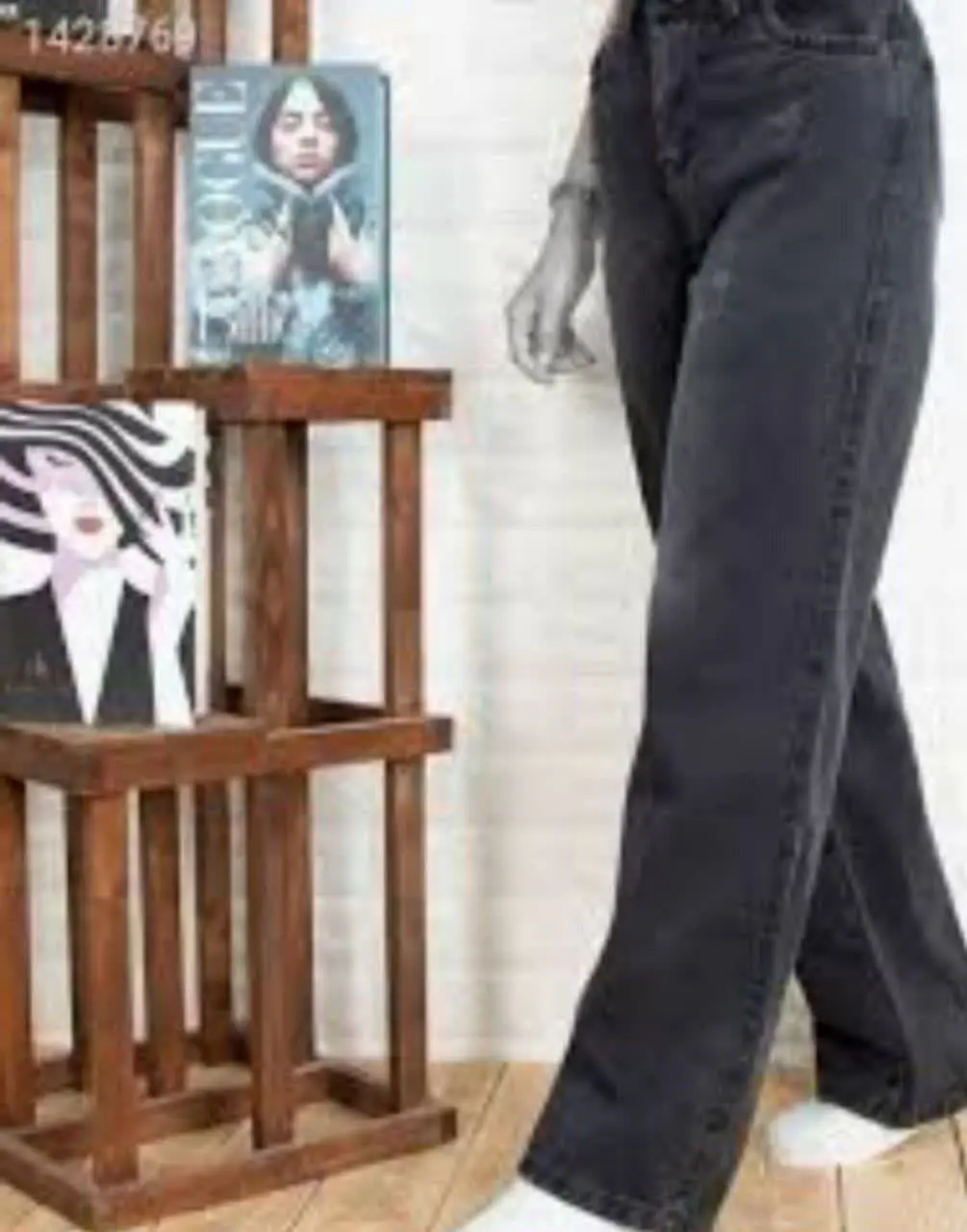 شلوار نیم بگ نیل