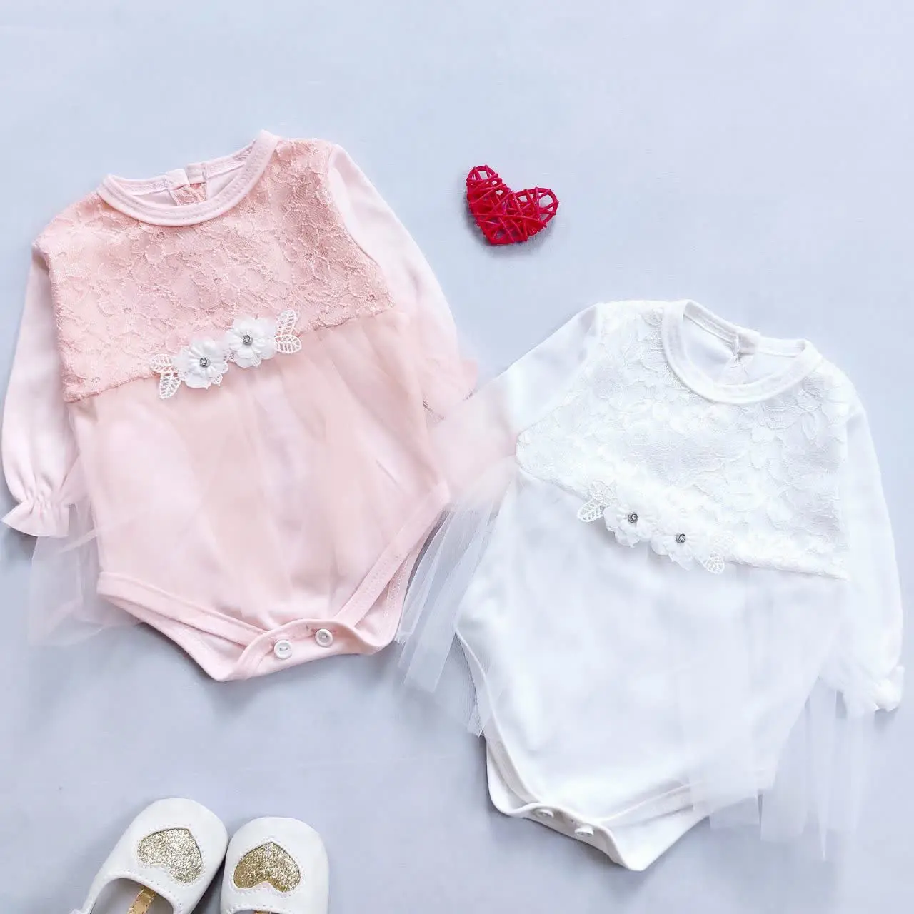 بادی آستین بلند دامن تور 😍
