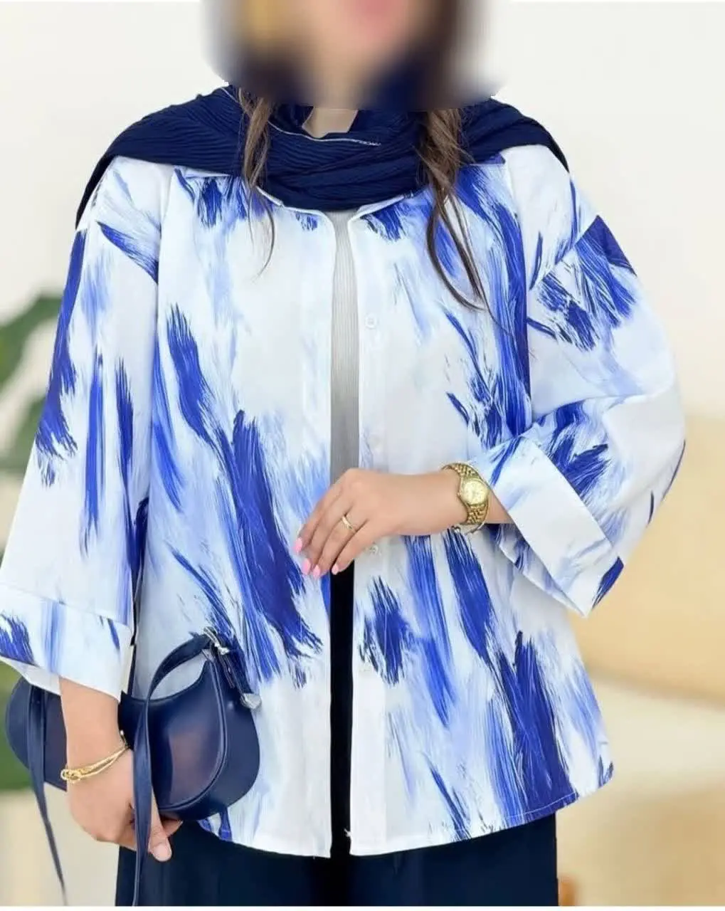 شومیز بوگاتی آبرنگی