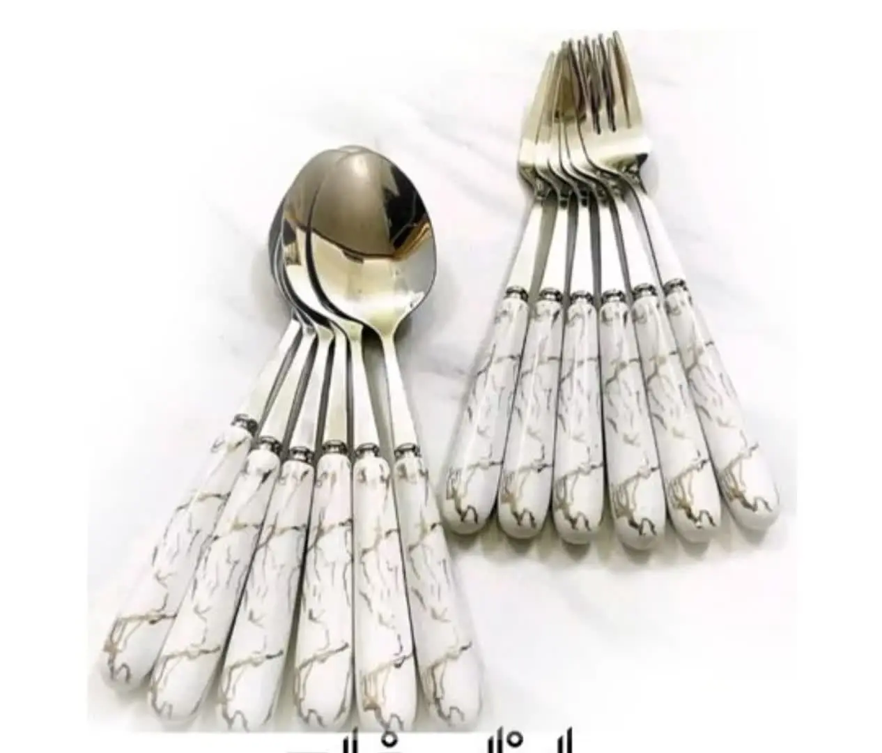 مدل: دسته سرامیکی نقره‌ای
