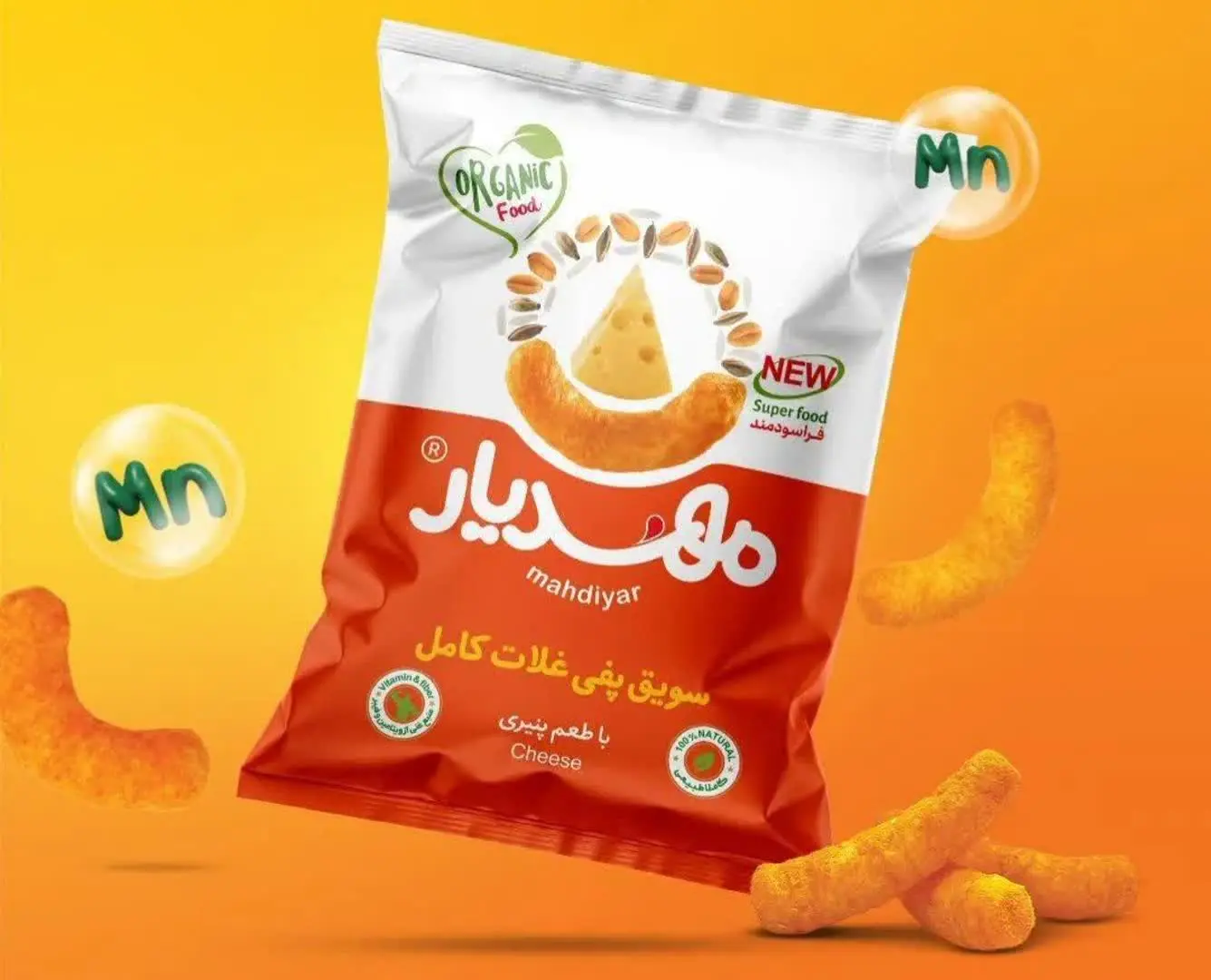 در سه طعم کچاپ و پنیری و سب...