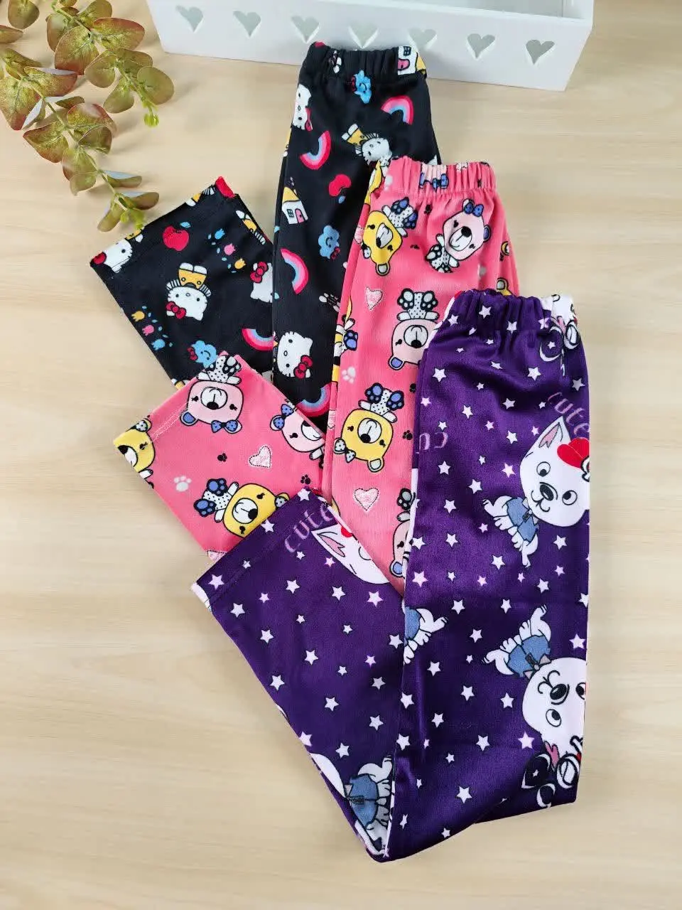 شلوار مخمل کارتونی 
