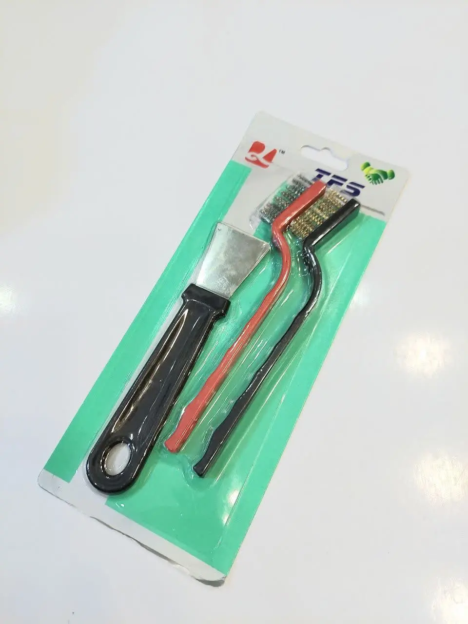 فرچه سیمی گاز با کاردک
