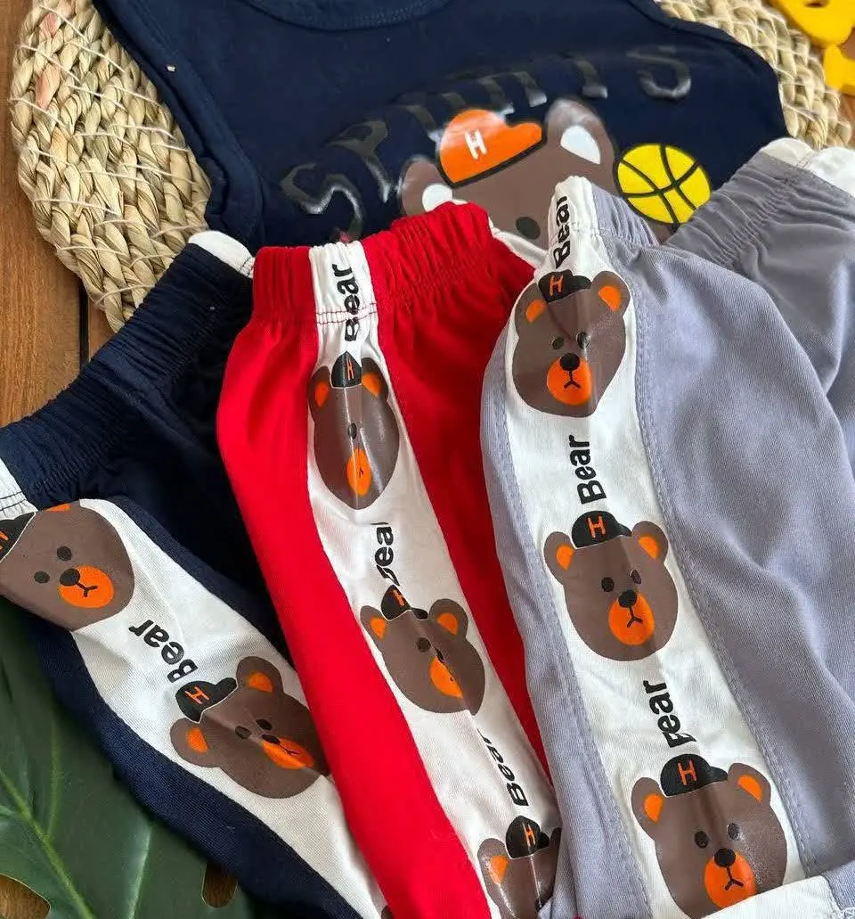 🔮تاپ و شلوارک اسپرت خرسی🔮
