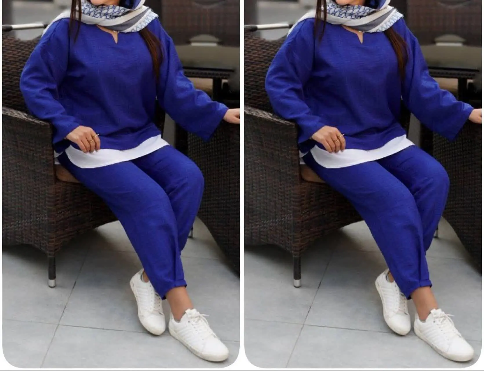 ❤️نام: تونیک و شلوار مدل آرنوشا
