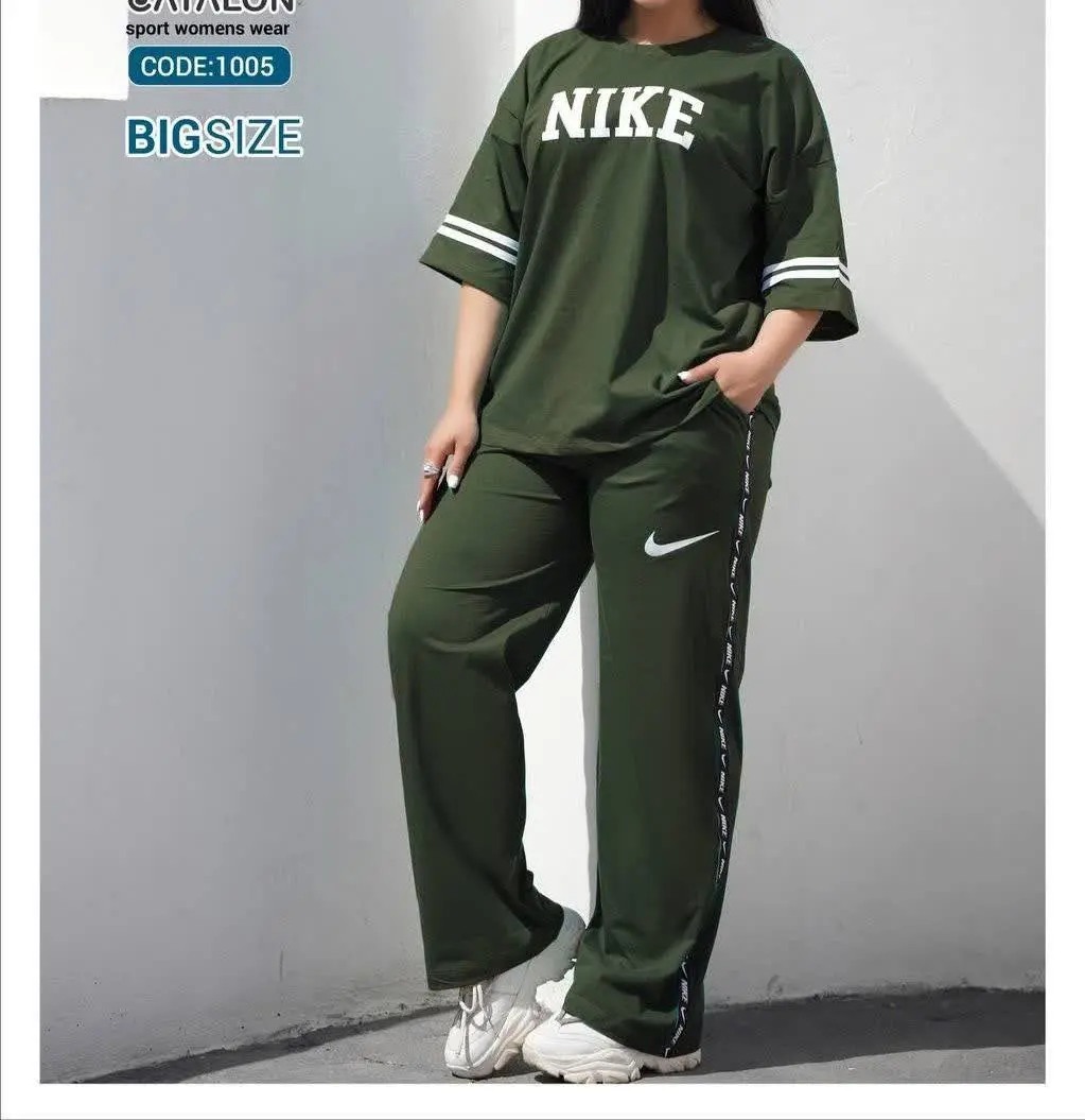 🧵ست تیشرت شلوار سایز بزرگ
