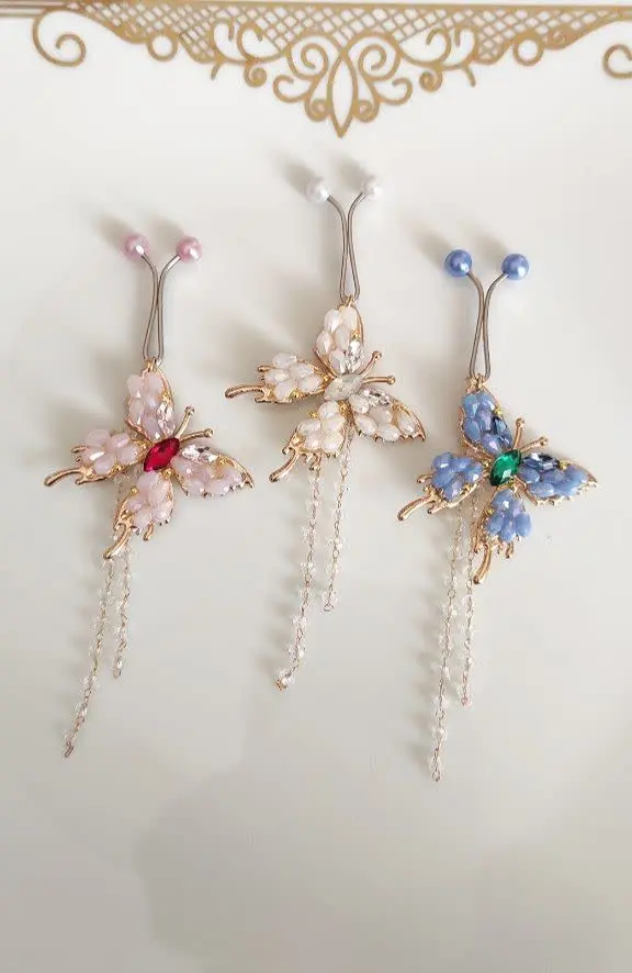 ⚜گیره روسری لاکچری پروانه😍 ⚜
