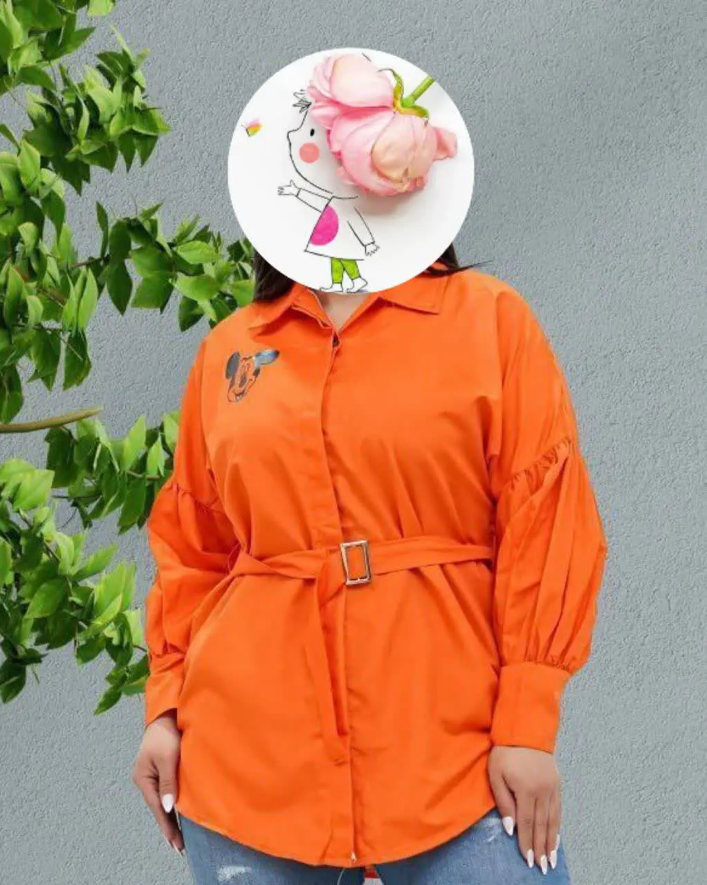 نام: شومیز کمربند دار
