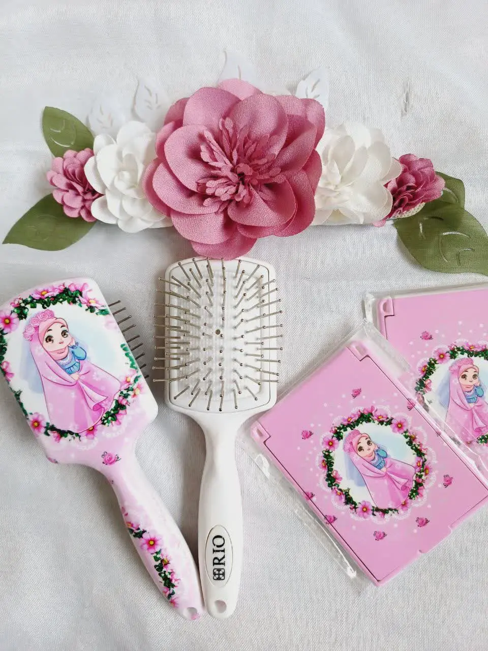 #برس‌های زیبا با طرحهای حجاب
