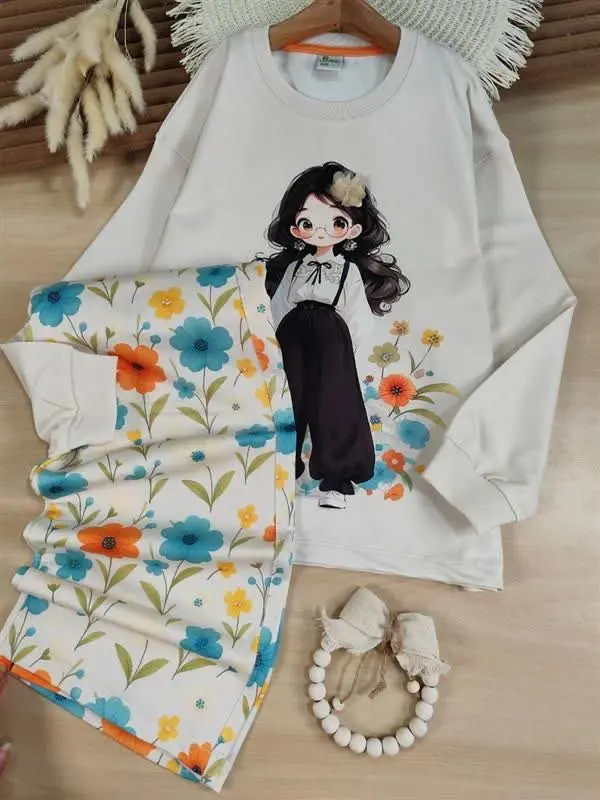 بلوز و شلوار دختر کیوت انیمه