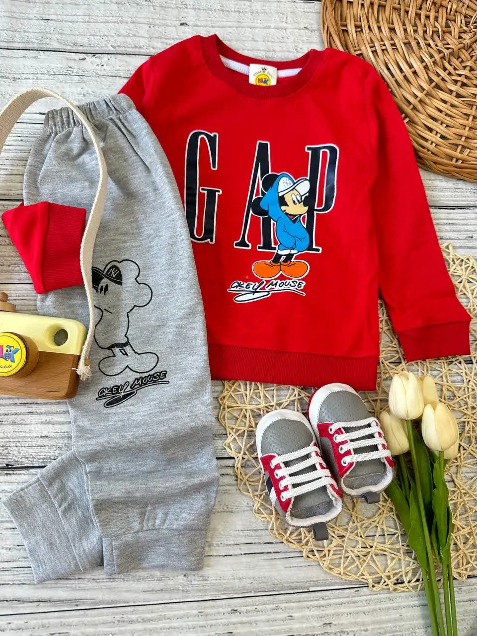 بلوز شلوار طرح گپ (GAP) قرم...