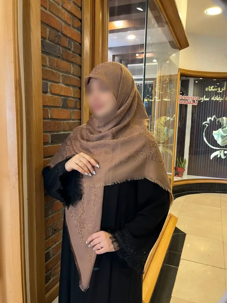 روسری مجلسی قواره بزرگ