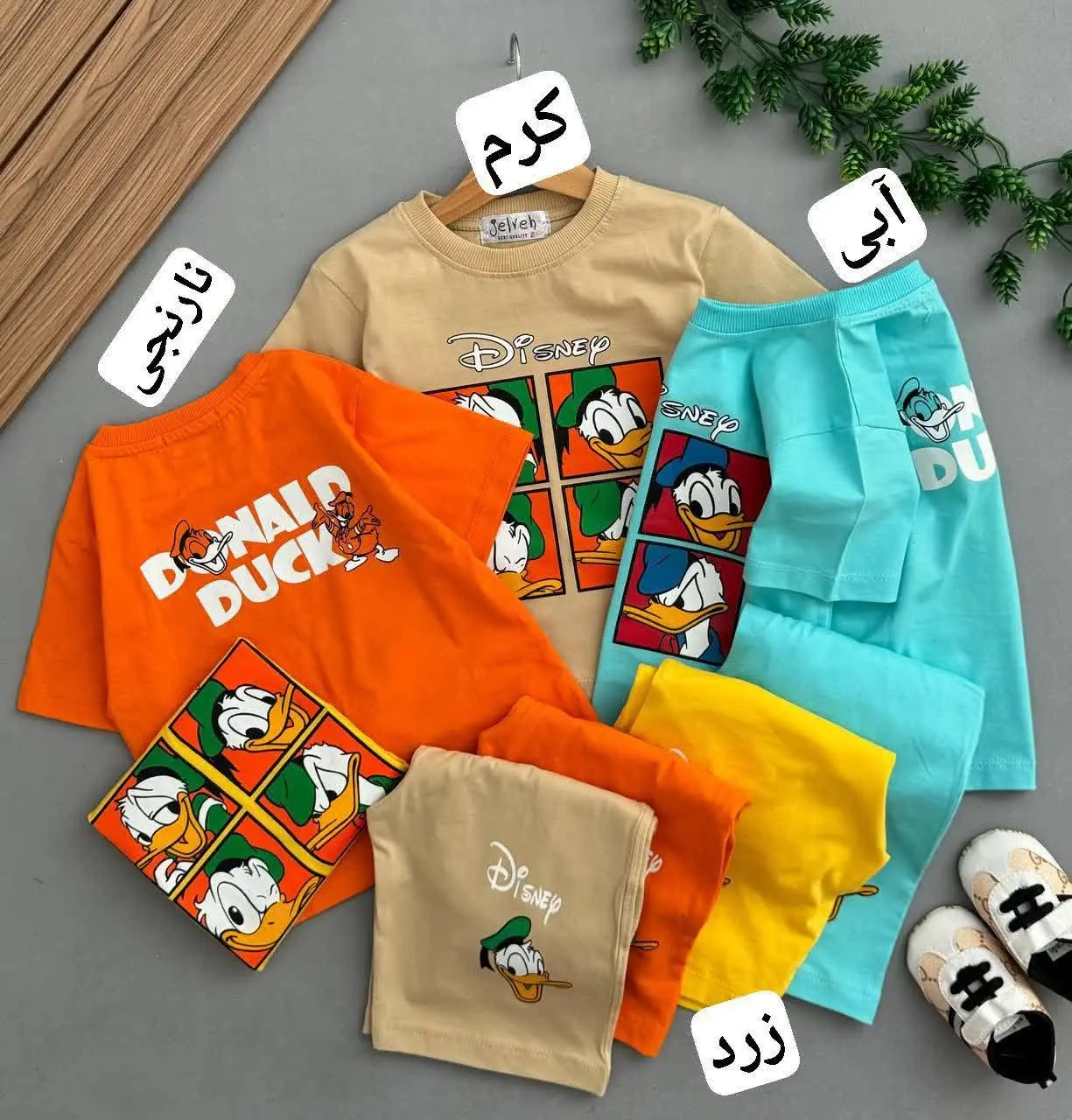 👚نام: ست تیشرت شلوارک طرح اردک 😍😍😍
