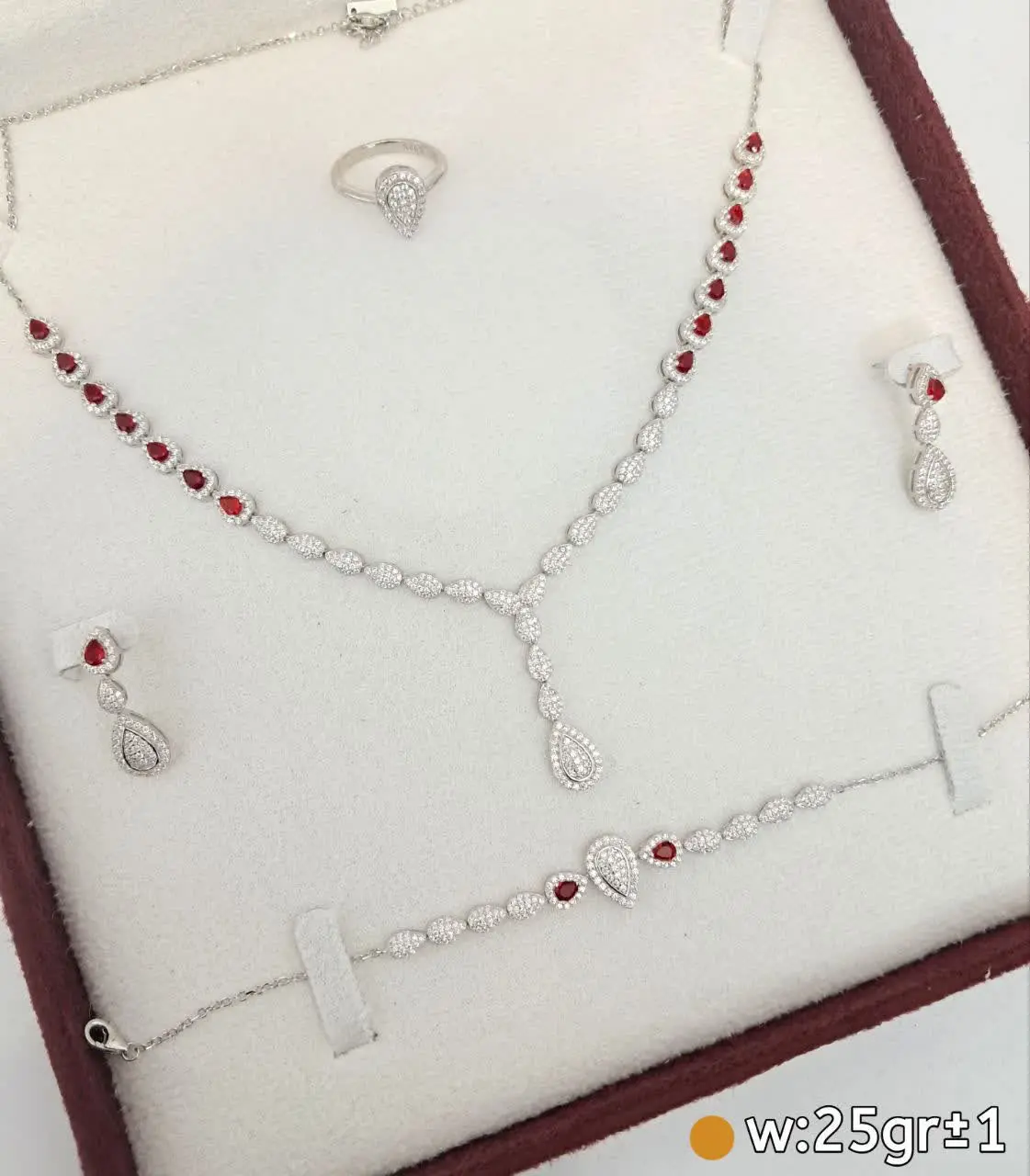 سرویس جواهری یاقوت سرخ سنتا...