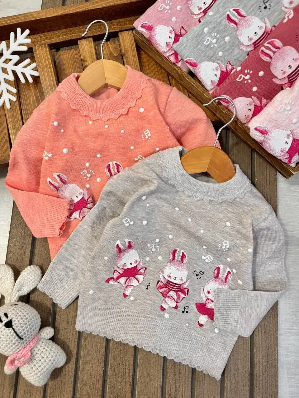 بلوز بافت سه خرگوش🐰