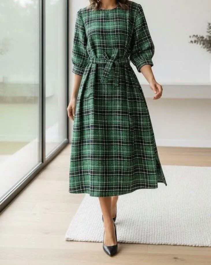 کفتان پشمی کمربندی