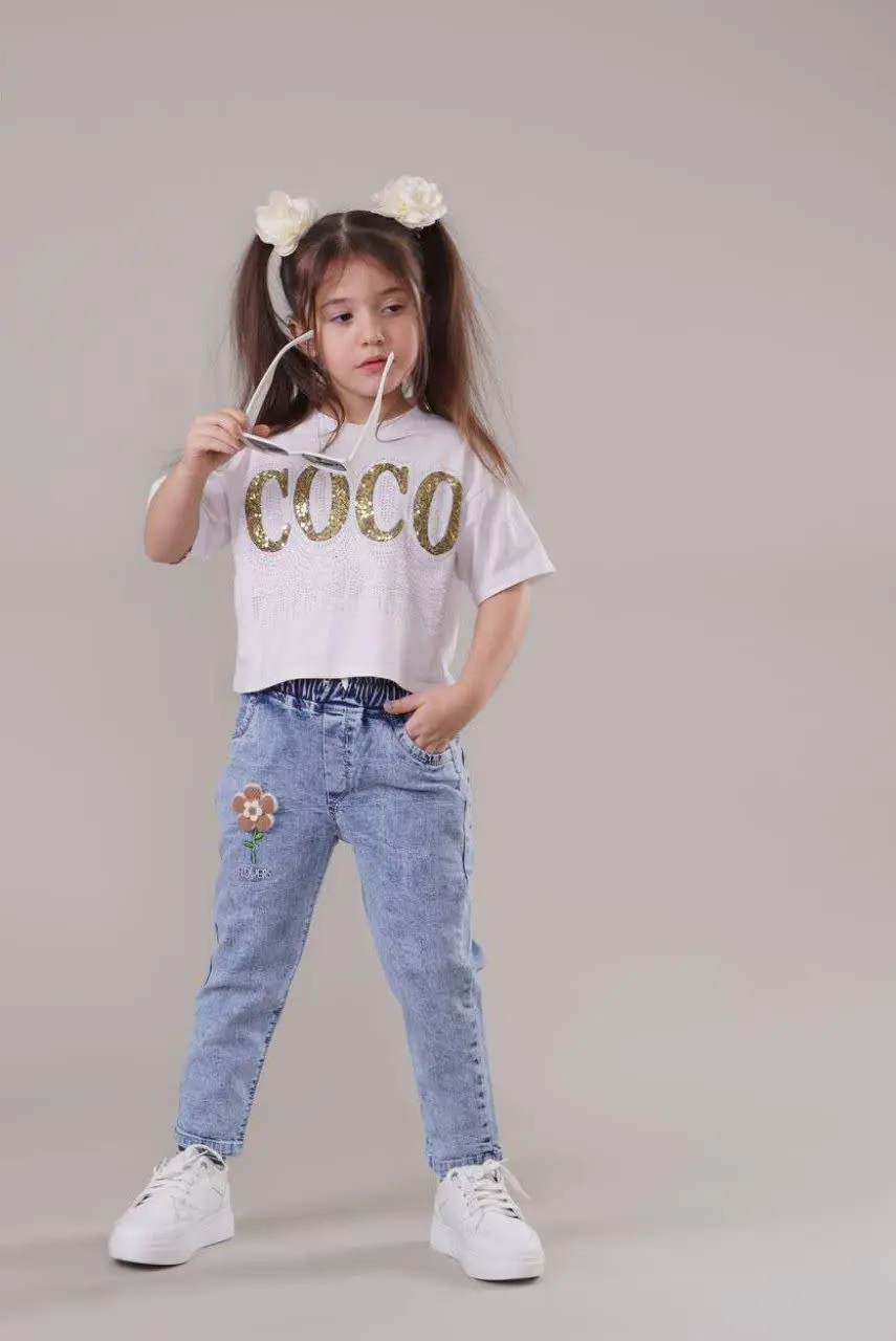 🔮شلوار جین مام فیت دخترانه🔮
