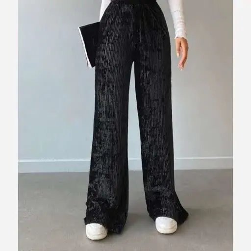 🖋نام: شلوار بگ مخمل پلیسه 😍