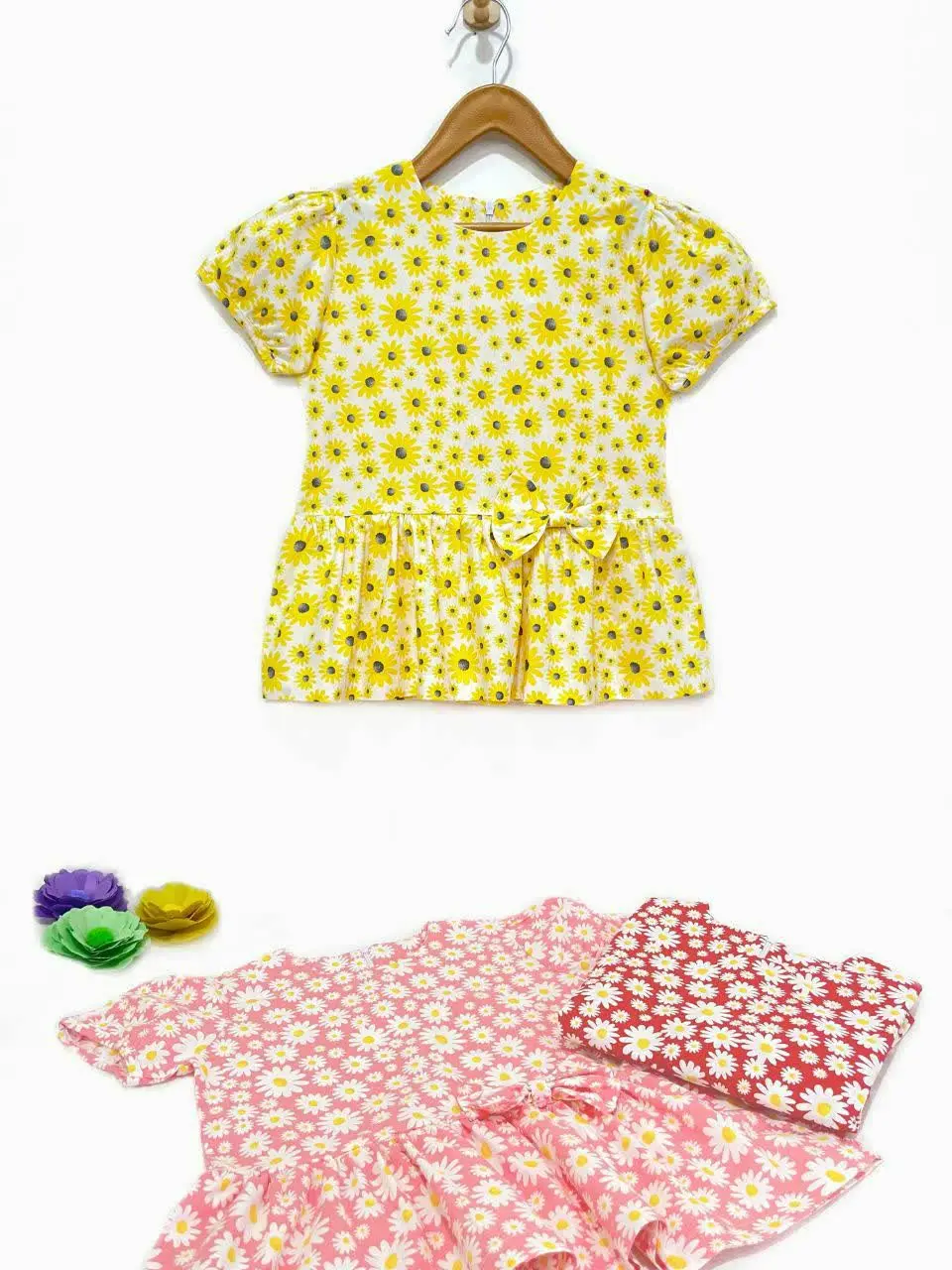 #شومیز دامنی بابونه #دخترانه🤩🌼
