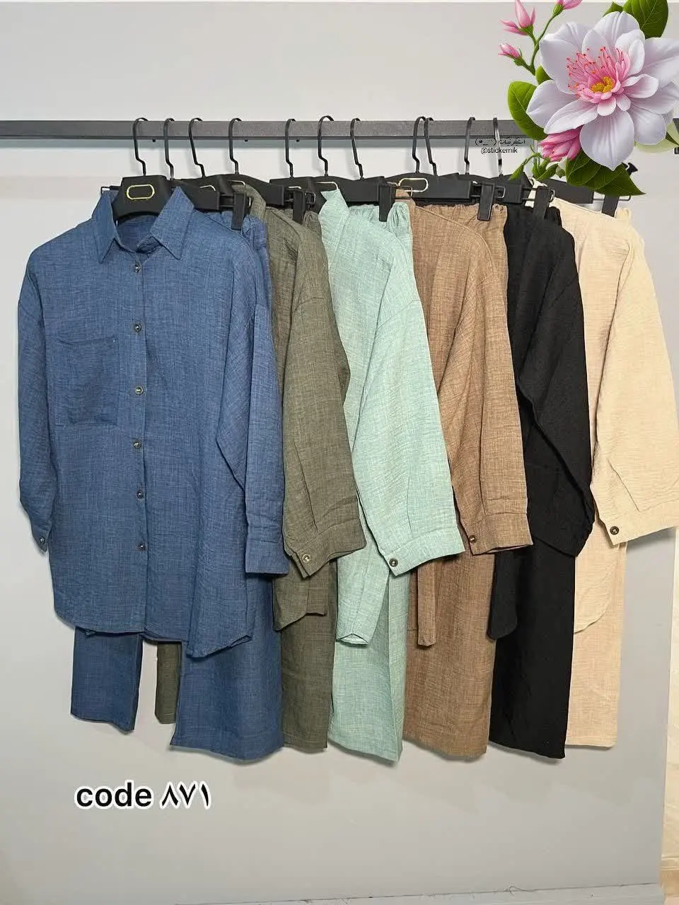 🌼ست مانتو و شلوار صوفیا
