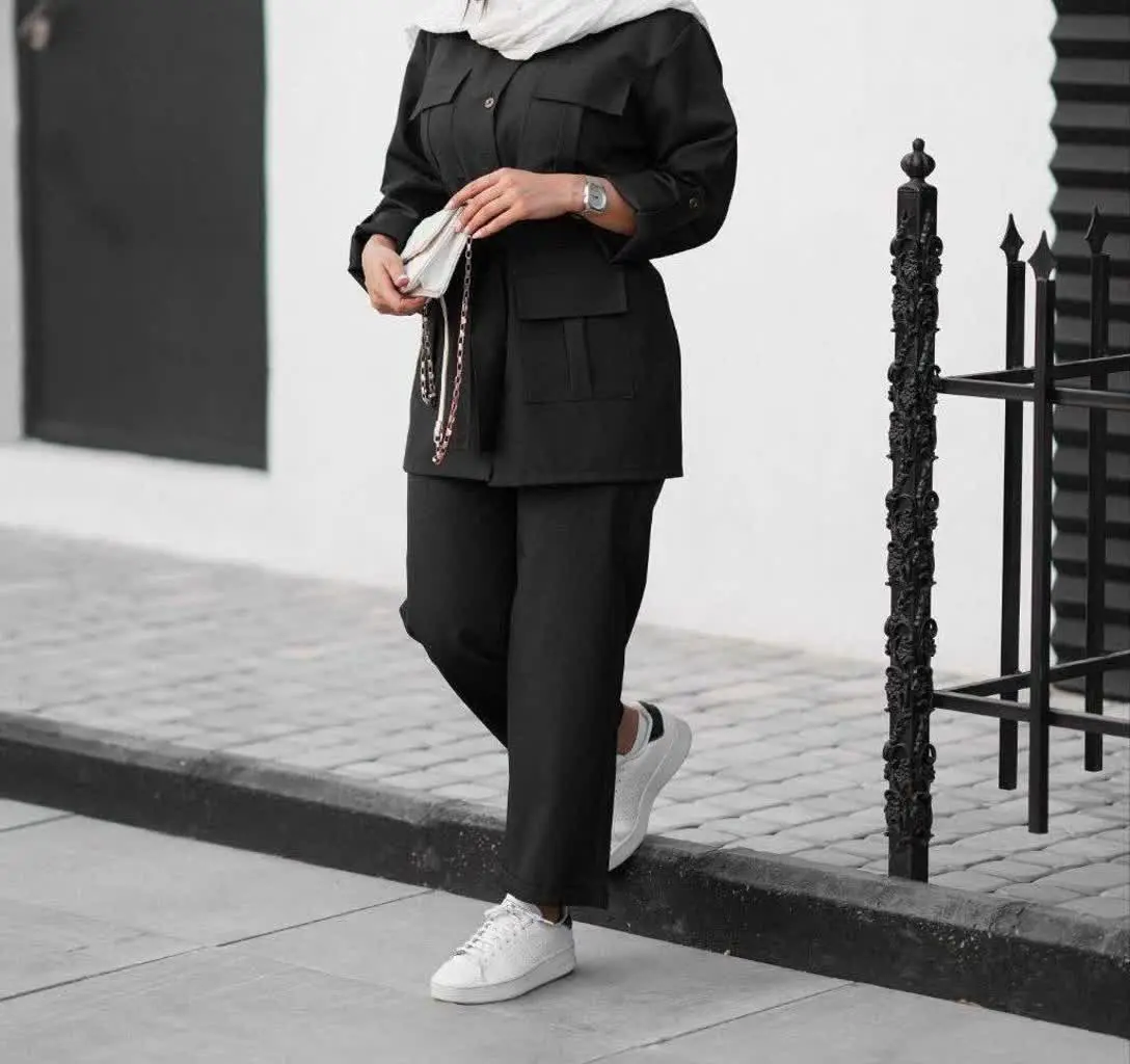 👚نام: ست مانتو شلوار چهارجیب
