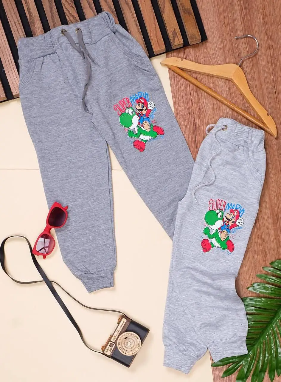 👖نام کالا#شلواراسلش ملانژ ماریو پسرانه 
