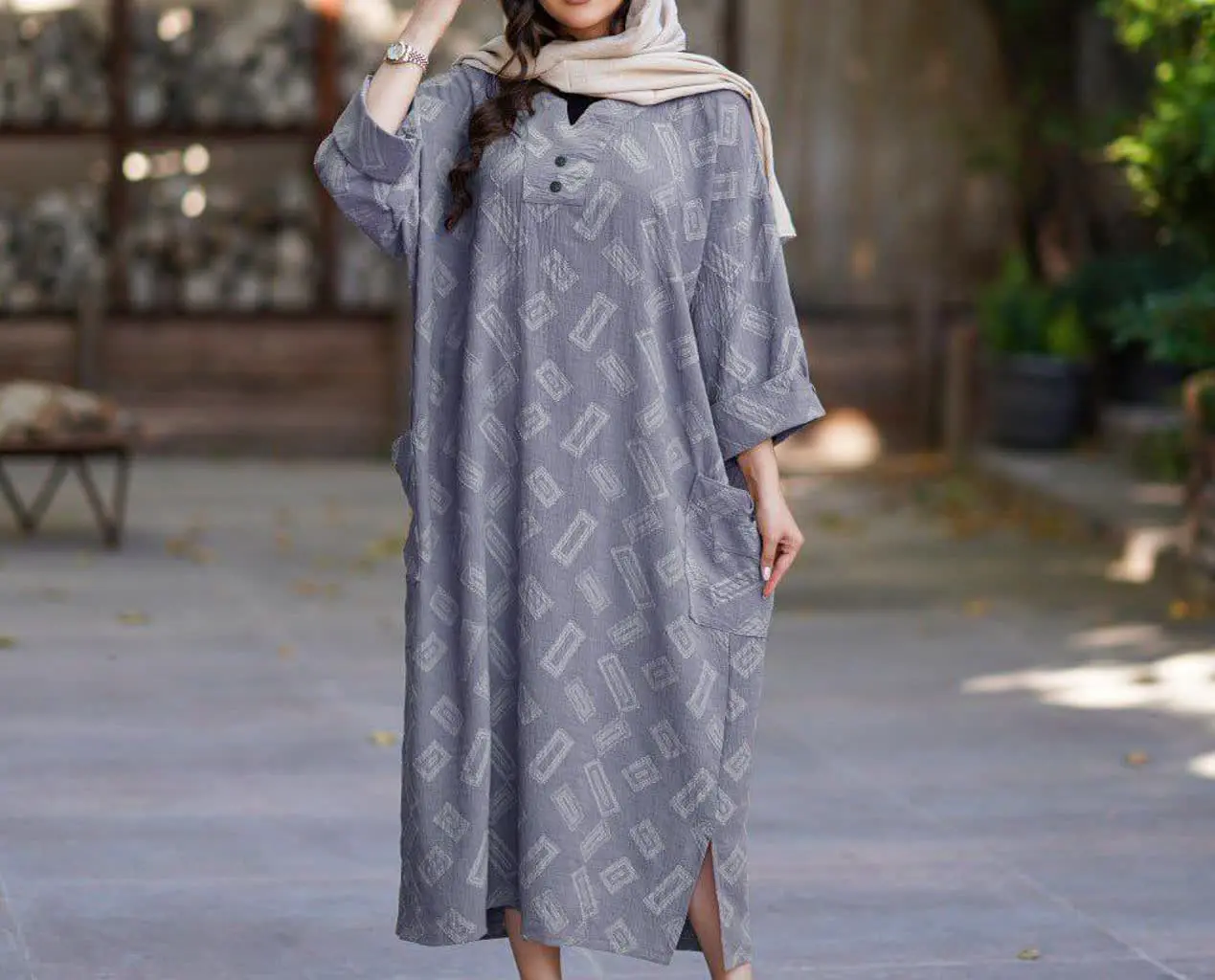 نام: کفتان دکمه چوبی
