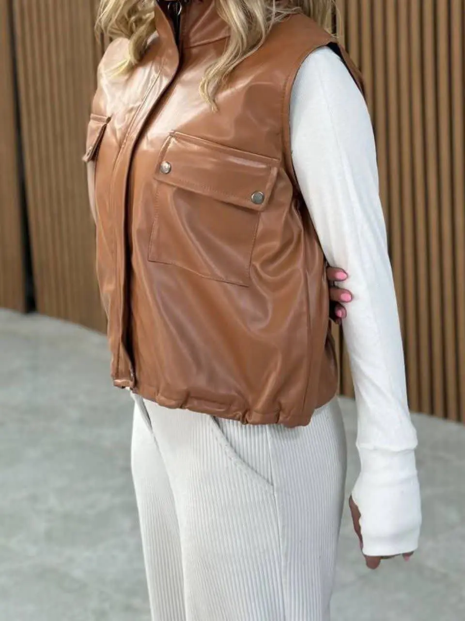 👚نام: پافر چرم ❤️❤️
