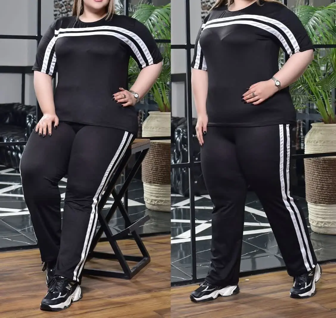 👚نام: #ست_ورزشی قواره دار دو خط
