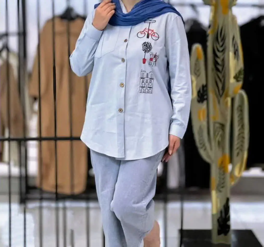 🛍نام: شومیزگلدوزی دلبر🍃
