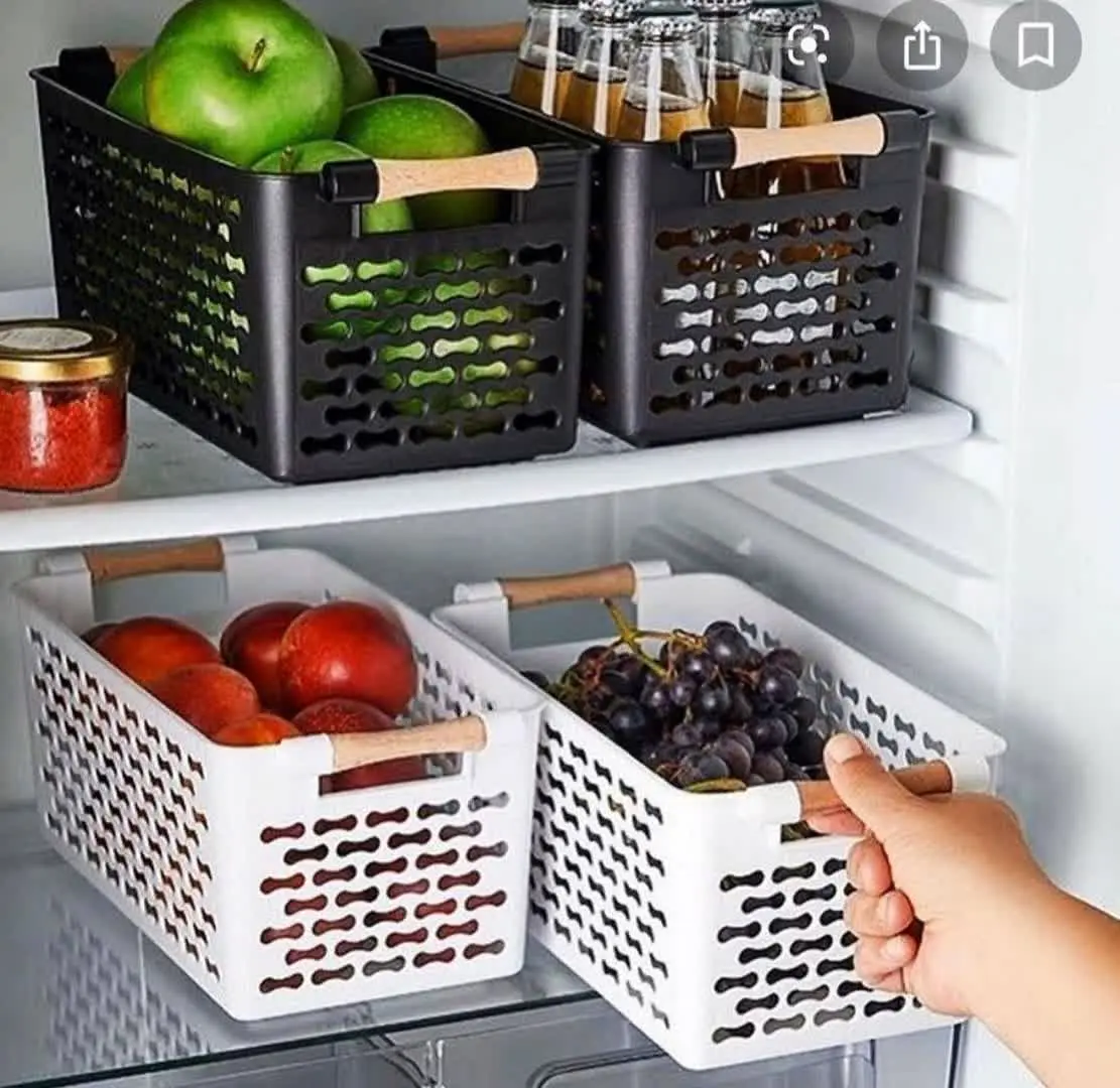 سبد یخچالی دسته دار
