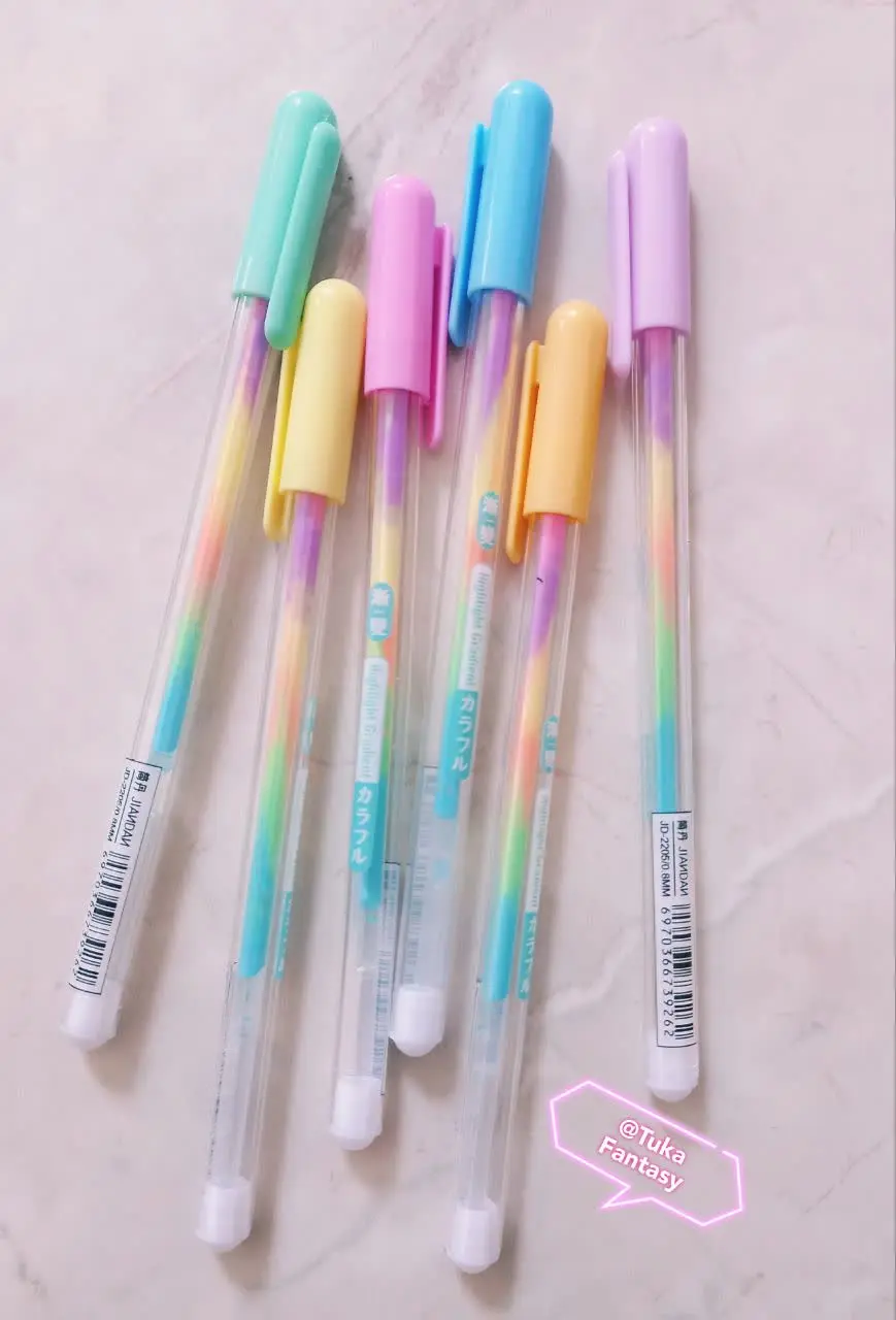 🌈خودکار پاستیلی رنگین کمان