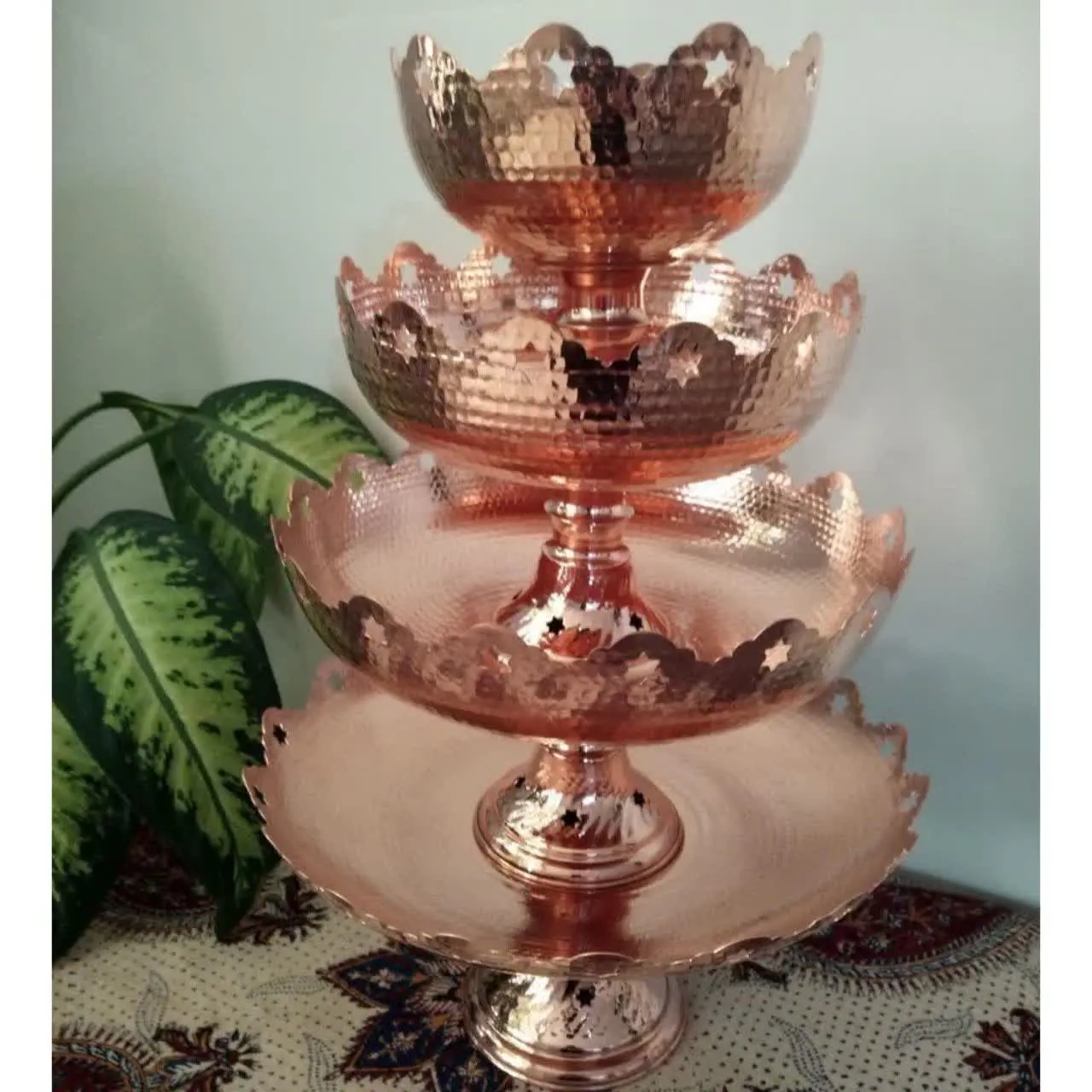 ستپذیرایی مسی پایه دار مدل...