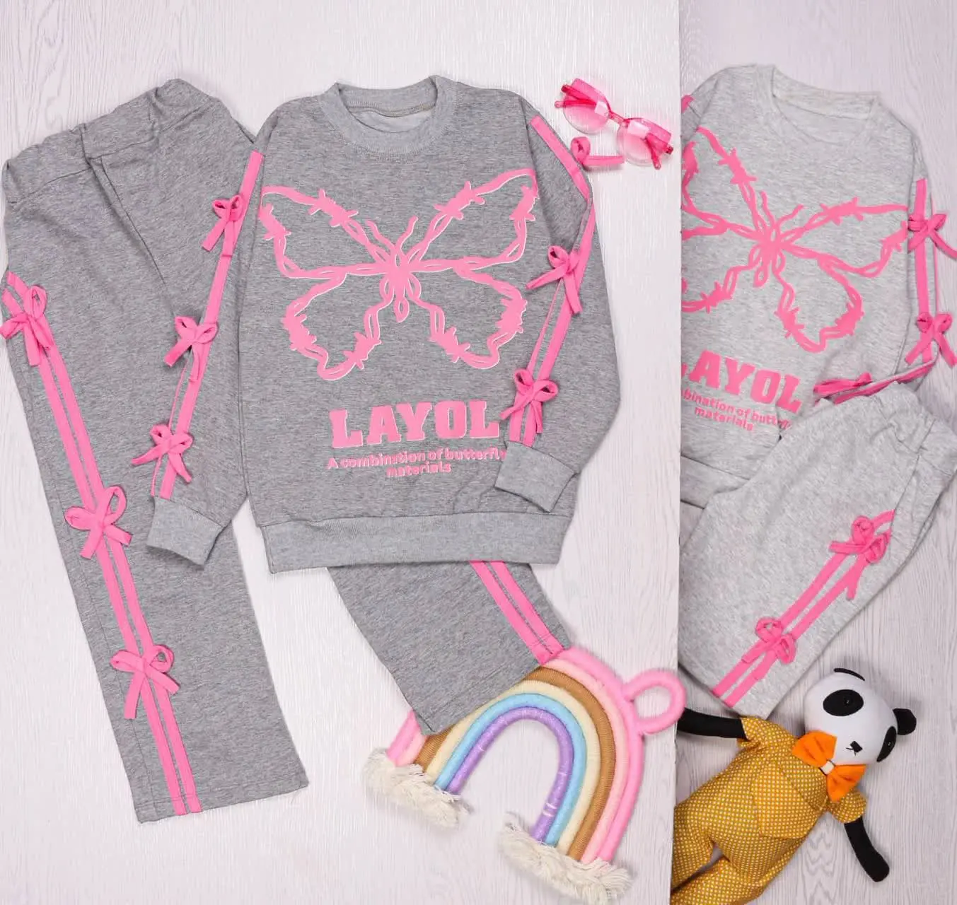 👯 بلوز شلوار دخترانه پاپیون...