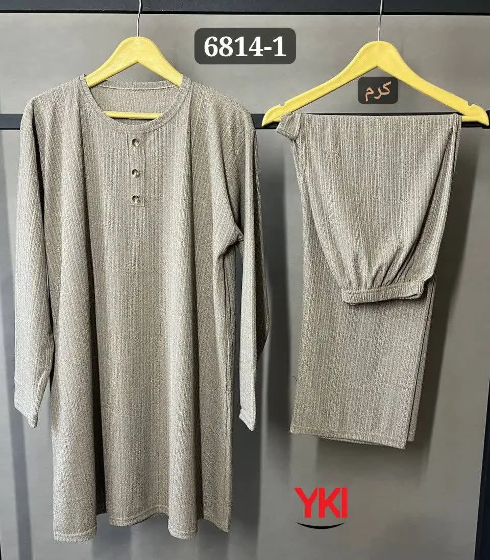 🛑 ست تونیک و شلوار سایز بزرگ😍
